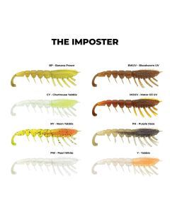 6 Pack of 3 Inch Rapala Crush City The Imposter Soft Plastic Prawn Lures