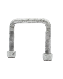 U Bolts with Nyloc Nut 1/2″ Galvanised 75mm x 75mm