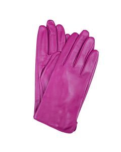 Dents Womens Classic Leather Gloves - Fuchsia (Warm Soft Smooth Grain)