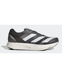 Adidas Mens Adizero Takumi Sen 8 Running Shoes - Grey/White/Black (Athletic Sneakers)