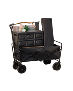 Collapsible Folding Beach Cart Heavy Duty Outdoor Wagon