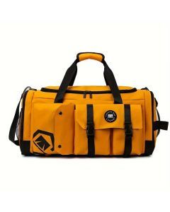 Travel Backpack with Wet/Dry Separation Yellow