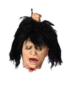 Latex Head Hanging - With Black Hair