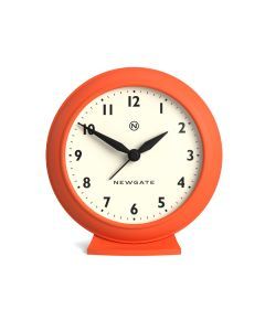 Newgate Pacific Mantel Clock-Pumpkin Orange