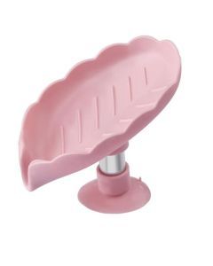Leaf Shape Soap Box Drain Soap Holder Box Bathroom Shower Soap Holder sponge Storage Plate Tray Bathroom Supplies Bathroom Gadge