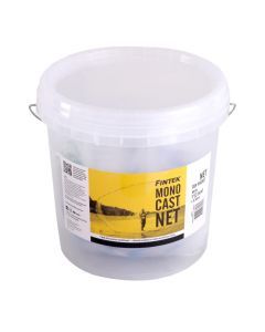 Fintek 10ft Top Pocket Mono Cast Net with 1 Inch Mesh