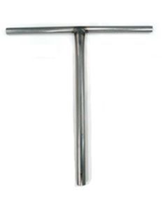 Scooter T-Bar Handlebars Raw Steel 500 x 515mm
