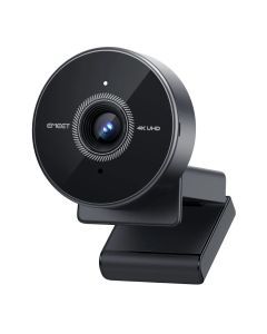 4K Autofocus USB Webcam Portable Camera Black