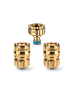 Holman ⌀12mm Brass Hose Connector Set