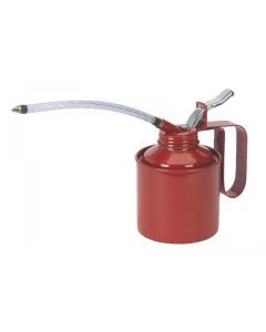 375ml High Pressure Oil Pot Gun Can Oiler Lubrication Grease Metal Flexible Spout