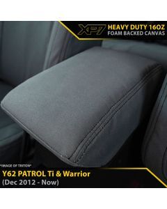 Nissan Y62 Patrol Ti & Warrior XP7 Heavy Duty Canvas Console Lid