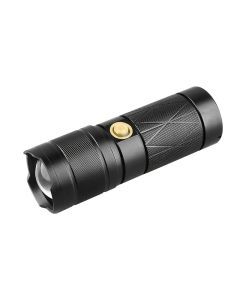 Tactical Flashlight Rechargeable Zoomable 8 Modes