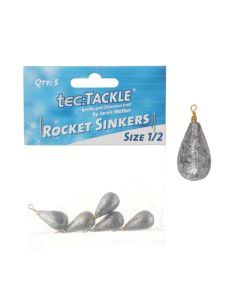 5 Pack of Jarvis Walker Size 1/2 Rocket Sinkers