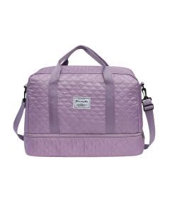 Duffle Gym Shoulder Lightweight Travel Bag (Purple)