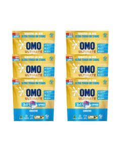 Omo Ultimate 3in1 Sensitive 52c/Tab x 168 Laundry Capsules