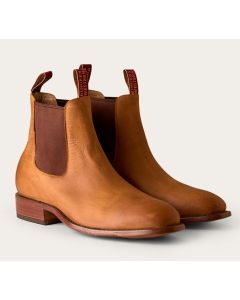 Ringers Western Kununurra Mens Leather Chelsea Boots - Tan (EE Width)