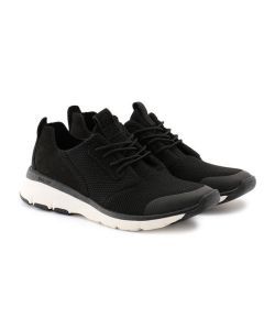 Timberland Mens Altimeter Fabric & Leather Sneakers (Casual Shoes) - Black