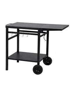 Levede Outdoor Kitchen Cart Mobile Foldable Food Prep BBQ Grill Dining Table
