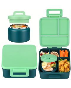 Lunch Box Set with Stainless Cooling Jar