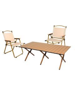 Levede Folding Camping Table Chair Set Portable Picnic Outdoor Foldable Chairs