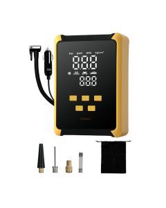 Manan 12V 150PSI Portable Tire Inflator Air Compressor Dual Display LED Light