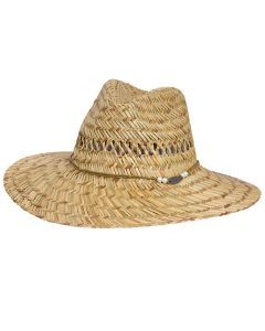 Ocean & Earth Lightweight Bula Basic Ladies Straw Hat with Adjustable Chin Strap
