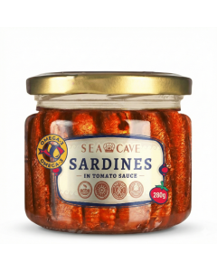 280g Sea Cave Lightly Smoked Sardines Sprats Fish in Tomato Sauce - Product of Latvia (Shproti)