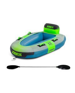 Jobe Trooper 1-Person Inflatable Towable Combo Ski Tube Kayak (Lime Green)