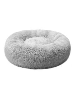 Pawz Pet Bed Cat Dog Donut Nest Calming Kennel Cave Sleeping Light Grey XXXL