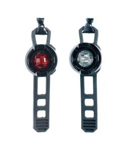 Azur Cyclops 3-Mode 60/40 Lumen USB Red/White Front & Rear Set