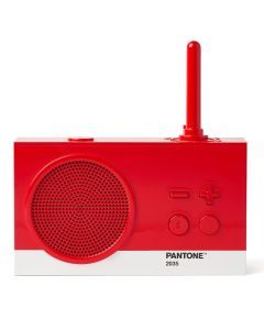 Lexon Thykho 3 Fm Radio & Bluetooth Speaker PANTONE -2035 Red