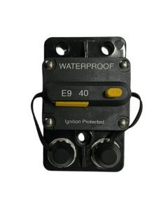 Exotronic 40A Surface Mount Waterproof DC Circuit Breaker - Side by Side