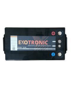 Exotronic 12V 200Ah Compact Smart Bluetooth Lithium Battery